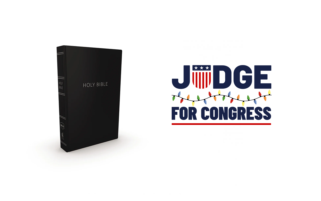Republican congressional candidate aims to put Bibles in public schools this Christmas season